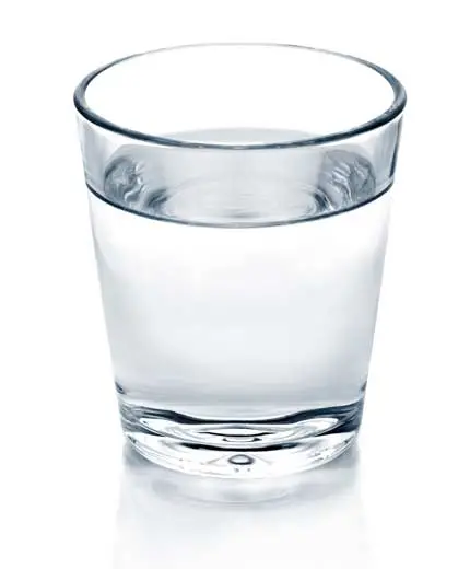 glass of water